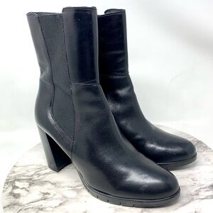 Rizzoli Leather Heeled Chelsea Boots 9/40 Classic Minimalist Preppy Academia